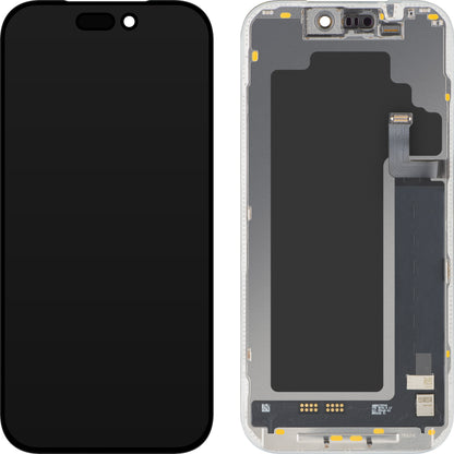 Ekran sa Touchscreen MP kompatibilan sa Apple iPhone 17 Pro, sa Ramom, Verzija Soft OLED FHD 120Hz Dijagnostika, Crna