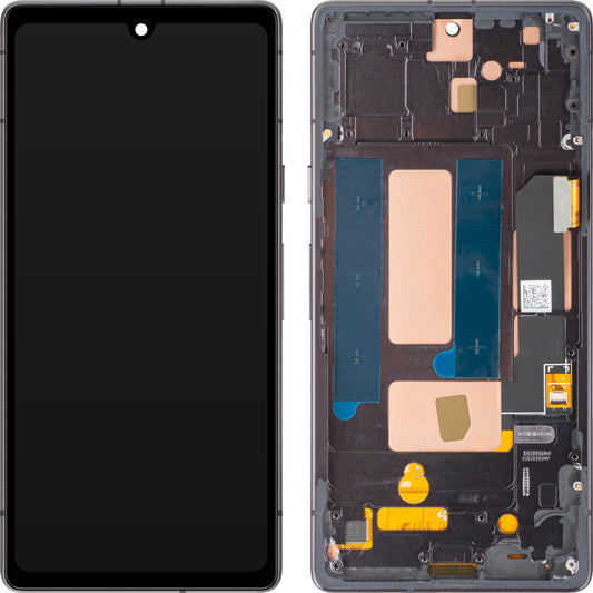 Display sa Touchscreen MP kompatibilan sa Google Pixel 7a, sa Ramom, OLED Verzija, Crni
