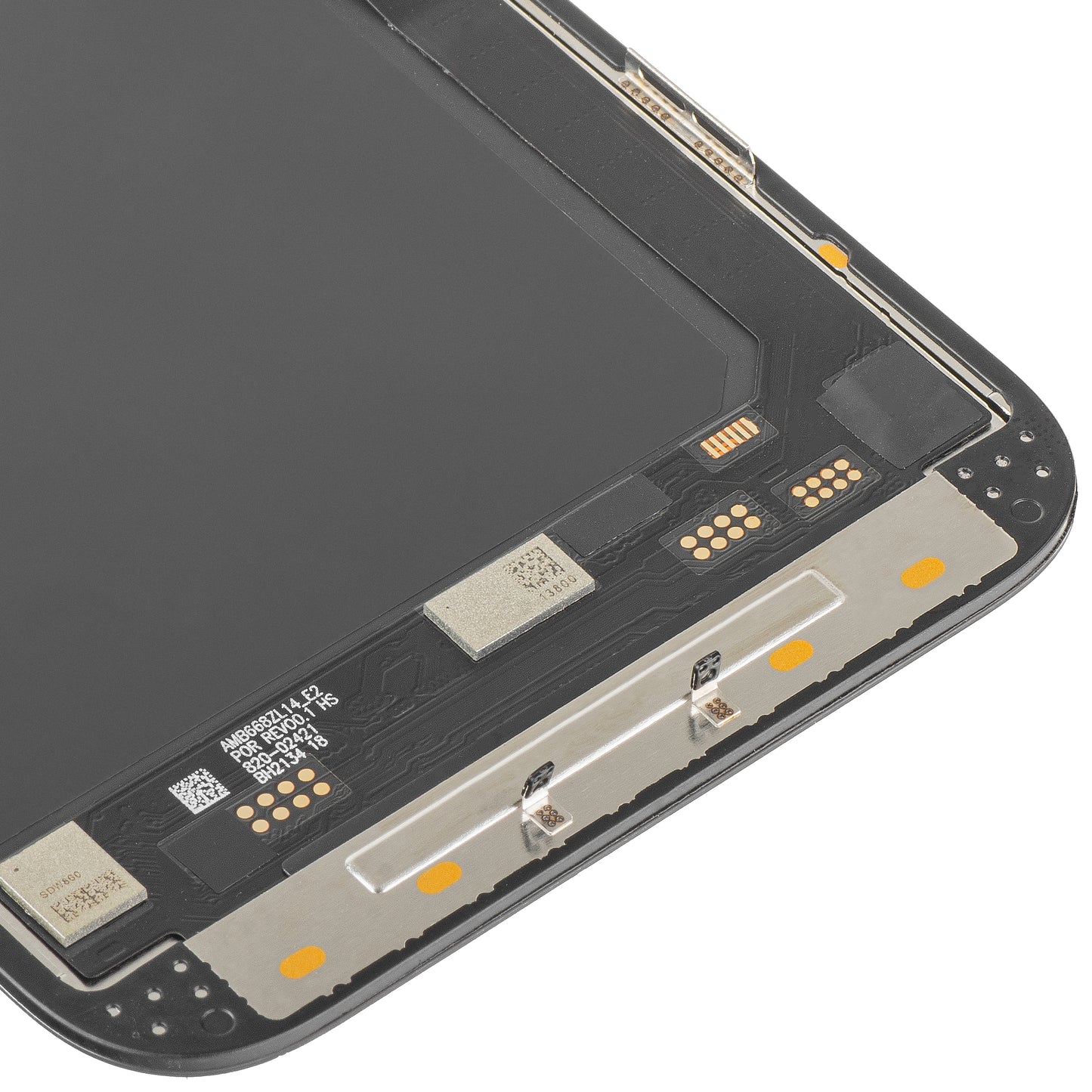 Display sa Touchscreen MP kompatibilan sa Apple iPhone 14 Pro Max, sa Ramom, Soft OLED IC Movable verzija 120Hz FHD, Crni