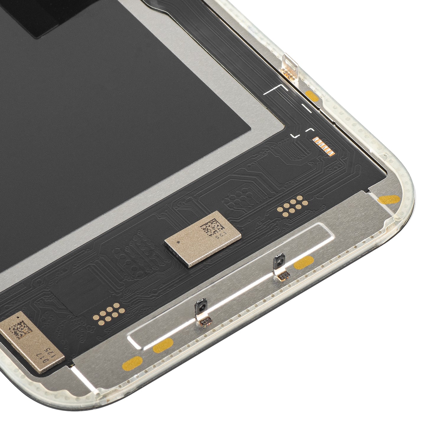 Display sa Touchscreen MP kompatibilan sa Apple iPhone 15 Pro, sa Ramom, Soft OLED IC Movable 120Hz FHD verzija, Crni