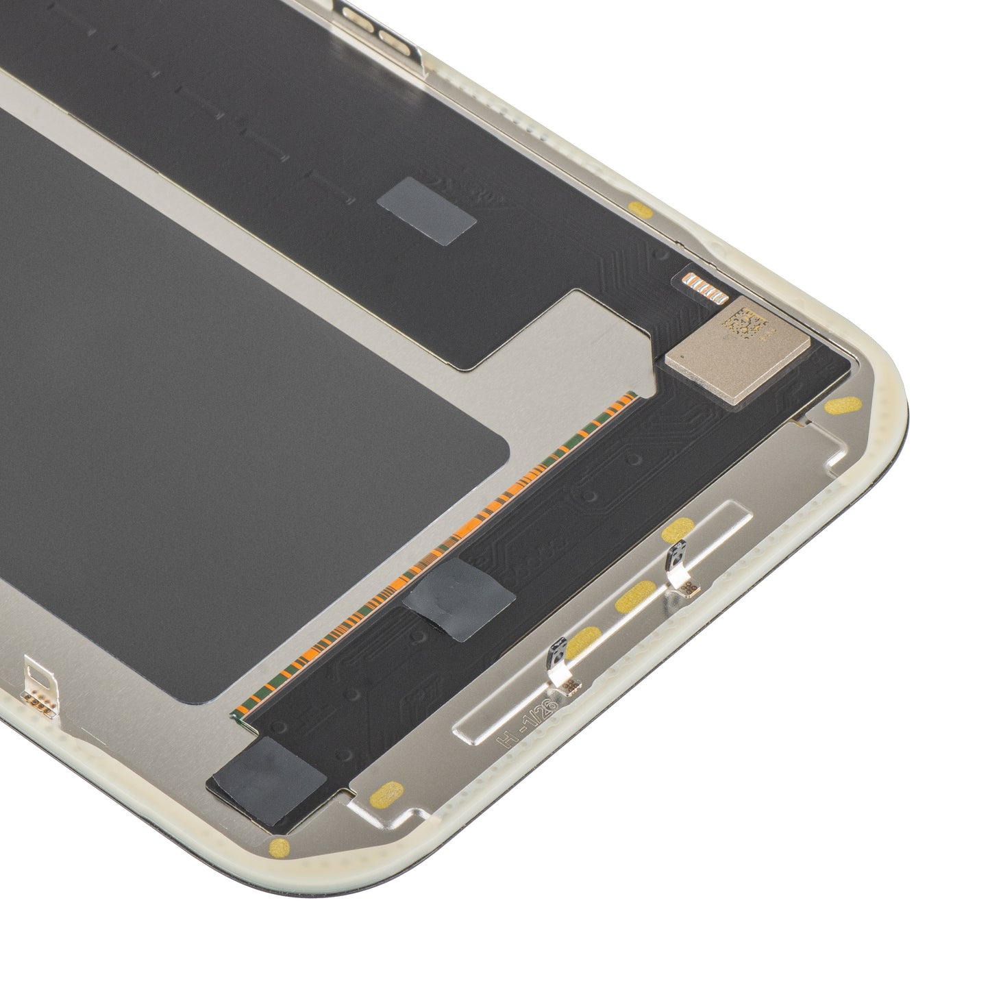 Ekran sa Touchscreen MP kompatibilan sa Apple iPhone 17 Pro Max, sa Ramom, Verzija OLED FHD IC Movable, Crna
