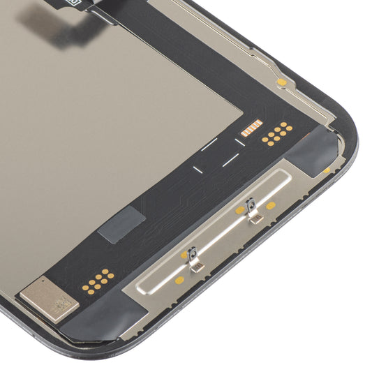 Display sa Touchscreen MP kompatibilan sa Apple iPhone 16, sa Ramom, Soft OLED FHD 120Hz IC Movable verzija, Crni