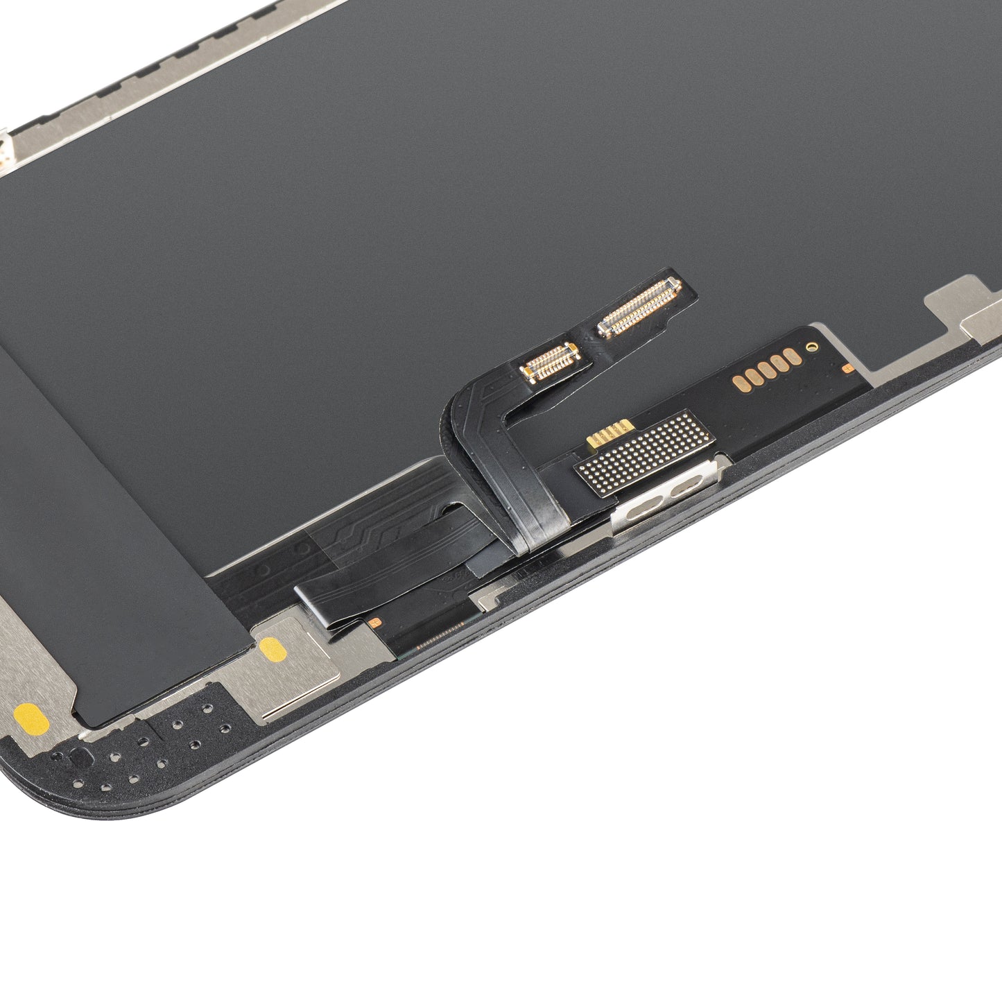Ekran sa Touchscreen MP kompatibilan sa Apple iPhone 12 / 12 Pro, sa Ramom, Verzija OLED FHD IC Movable, Crna