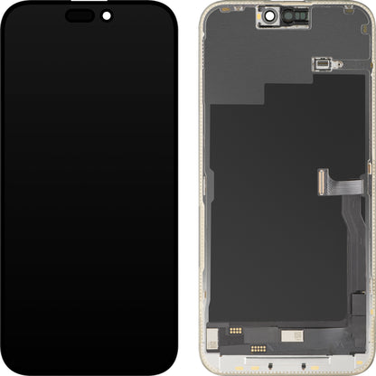 Ekran sa Touchscreen MP kompatibilan sa Apple iPhone 15 Pro Max, sa Ramom, Verzija OLED FHD Dijagnostika, Crna, Prepakovano