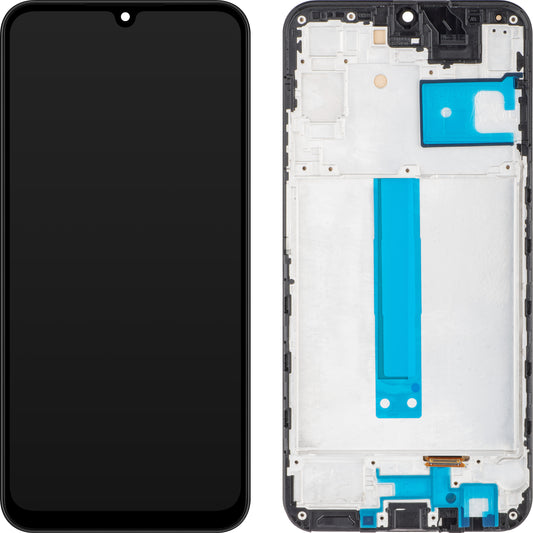 Display sa Touchscreenom MP kompatibilan sa Samsung Galaxy A25 A256, sa Ramom, Crni