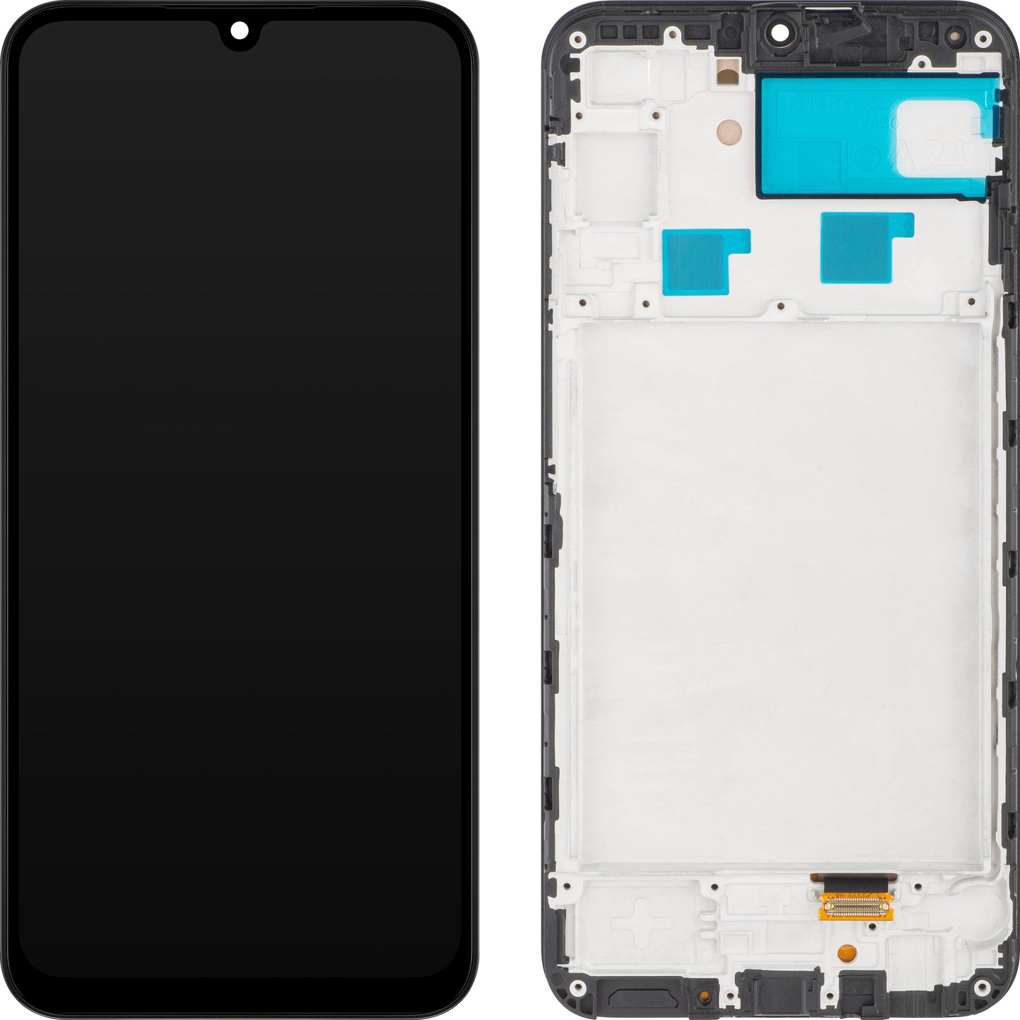 Display sa Touchscreenom MP kompatibilan sa Samsung Galaxy A24 4G A245, sa Ramom, OLED Verzija, Crni