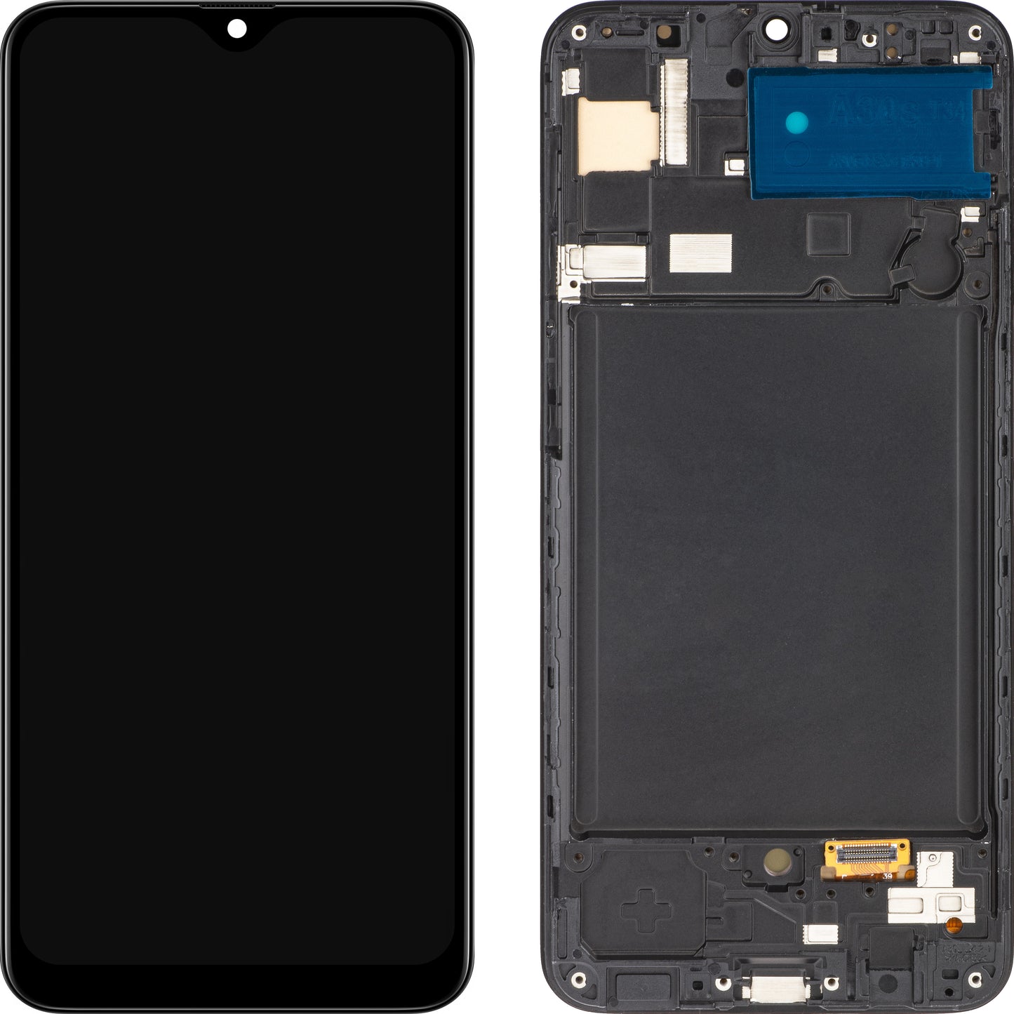 Display sa Touchscreenom MP kompatibilan sa Samsung Galaxy A30s A307, sa Ramom, OLED Verzija, Crni