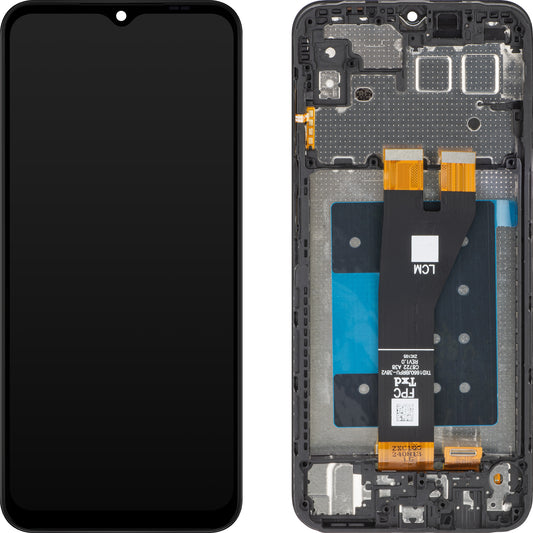 Display sa Touchscreenom MP kompatibilan sa Samsung Galaxy A14 5G A146, sa Ramom, Crni