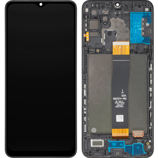 Display sa Touchscreenom MP kompatibilan sa Samsung Galaxy A32 5G A326, sa Ramom, Crni