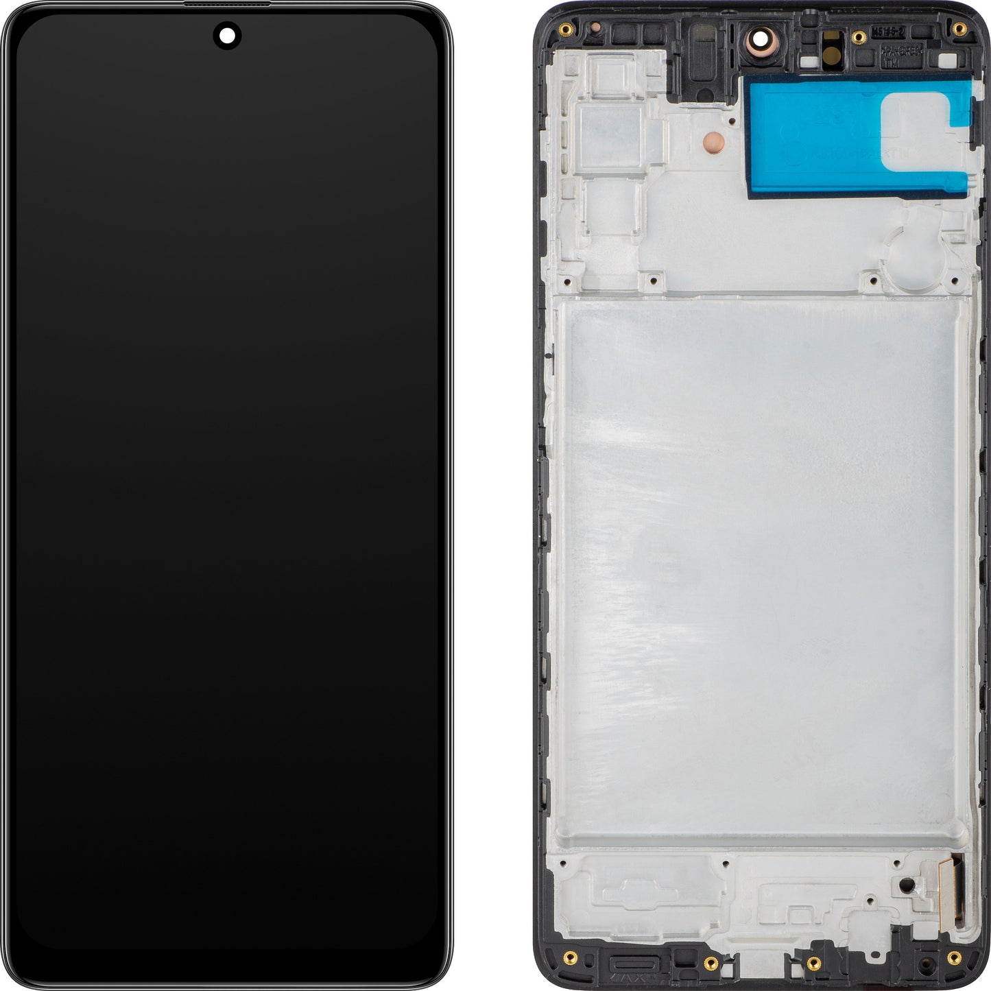 Display sa Touchscreen MP kompatibilan sa Samsung Galaxy M51 M515, sa Ramom, OLED verzija, Crni