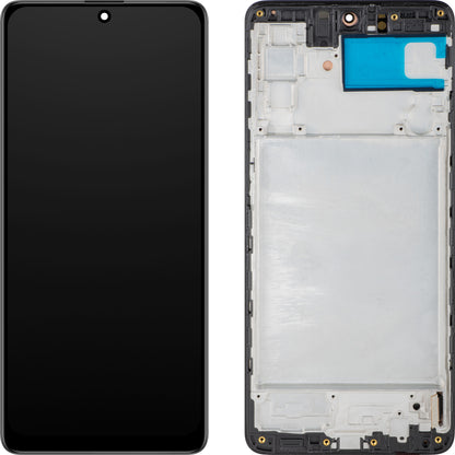 Display sa Touchscreen MP kompatibilan sa Samsung Galaxy M51 M515, sa Ramom, OLED verzija, Crni