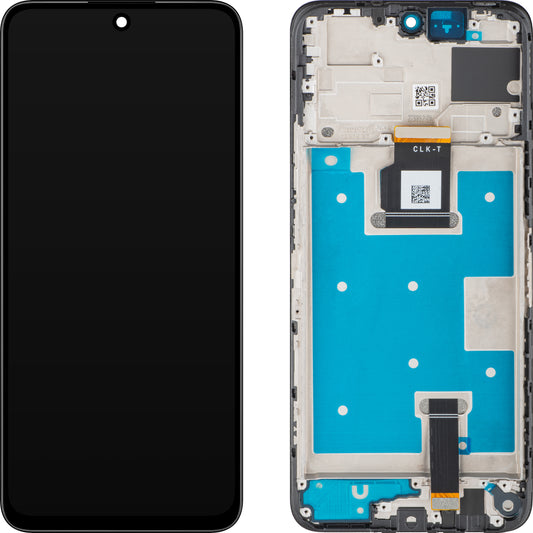 Display sa Touchscreen MP kompatibilan sa Honor 90 Smart / X7b 4G, sa ramom, Crni