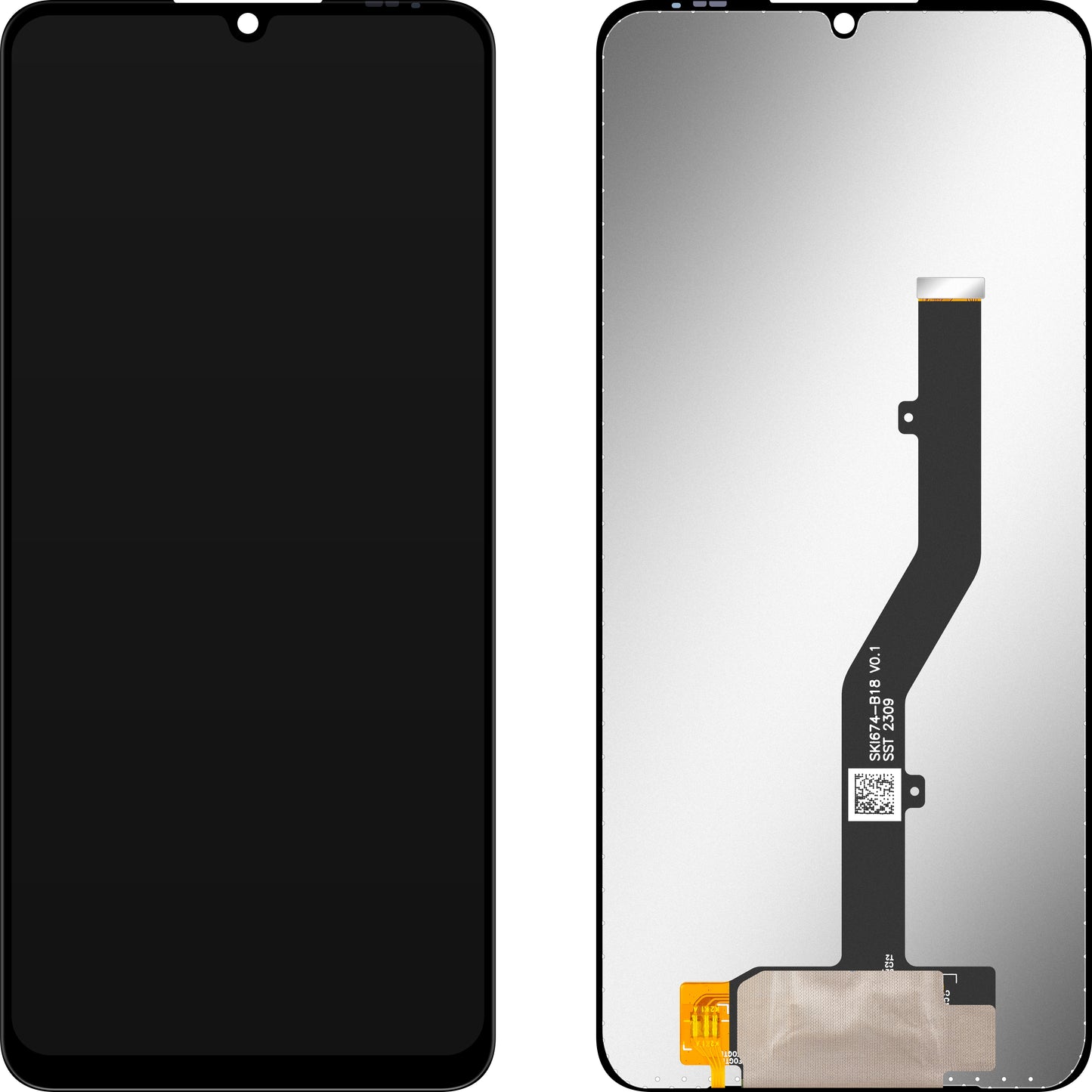 Display sa Touchscreen MP kompatibilan sa ZTE Blade A72 / A72s / V40 Vita