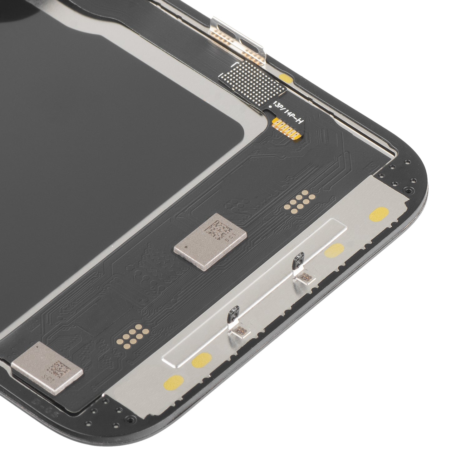Display sa Touchscreen MP kompatibilan sa Apple iPhone 14 Pro, sa Ramom, Soft OLED IC Movable 120Hz FHD verzija, Crna