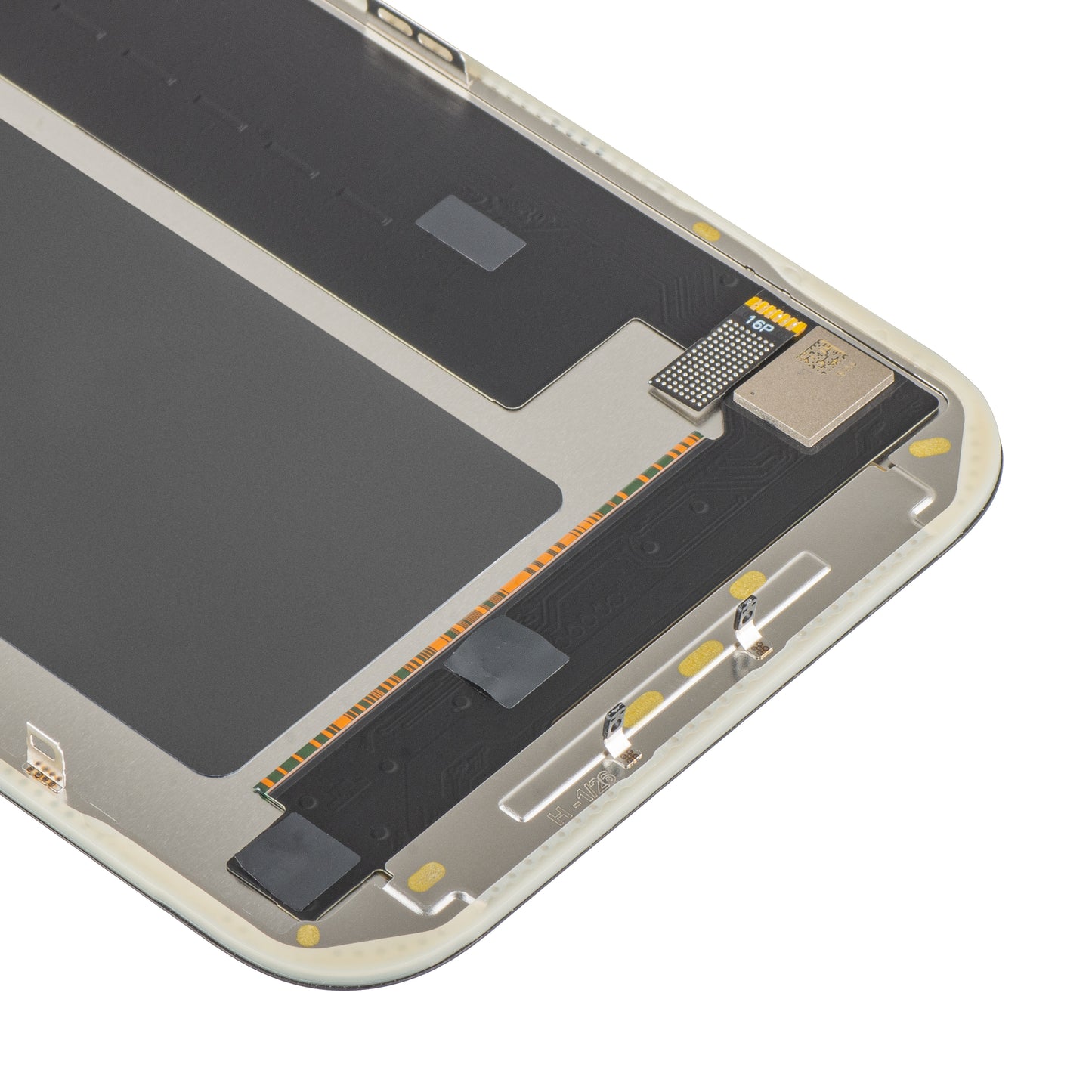 Ekran sa Touchscreen MP kompatibilan sa Apple iPhone 17 Pro Max, sa Ramom, Verzija OLED FHD IC Movable, Crna