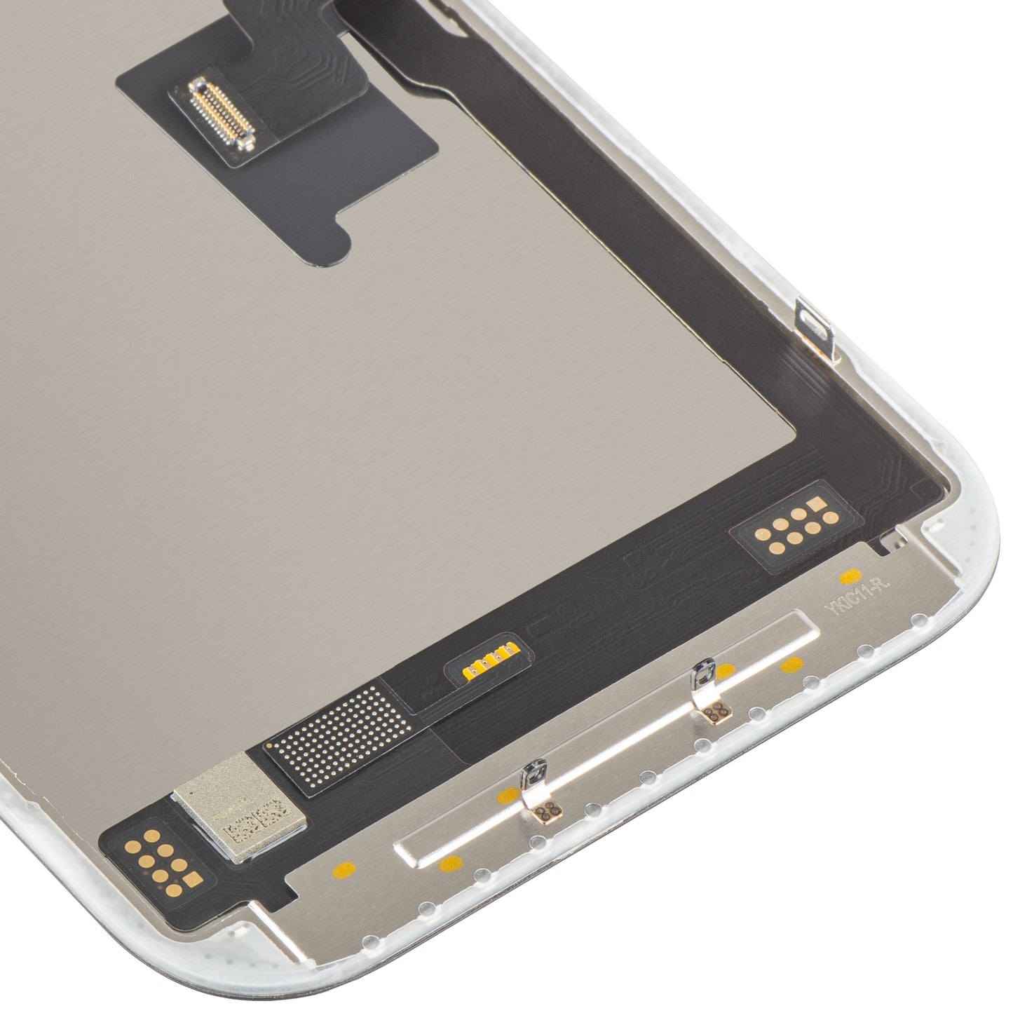 Display sa Touchscreen MP kompatibilan sa Apple iPhone 16 Pro, sa Ramom, Soft OLED FHD 120Hz IC Movable verzija, Crni