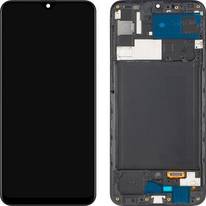 Display sa Touchscreenom MP kompatibilan sa Samsung Galaxy A30s A307, sa Ramom, Crni