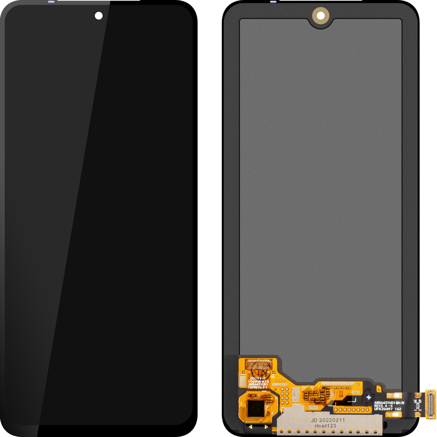 Zaslon s dodirnim ekranom MP kompatibilan s Xiaomi Poco M5s / Redmi Note 10 / Note 10S, OLED verzija