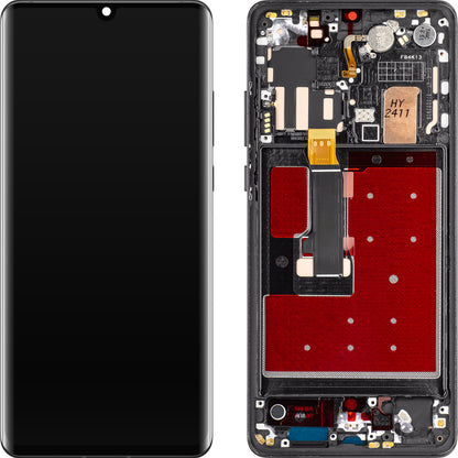 Display sa Touchscreenom MP kompatibilan sa Huawei P30 Pro, sa Ramom, OLED Verzija, Crni