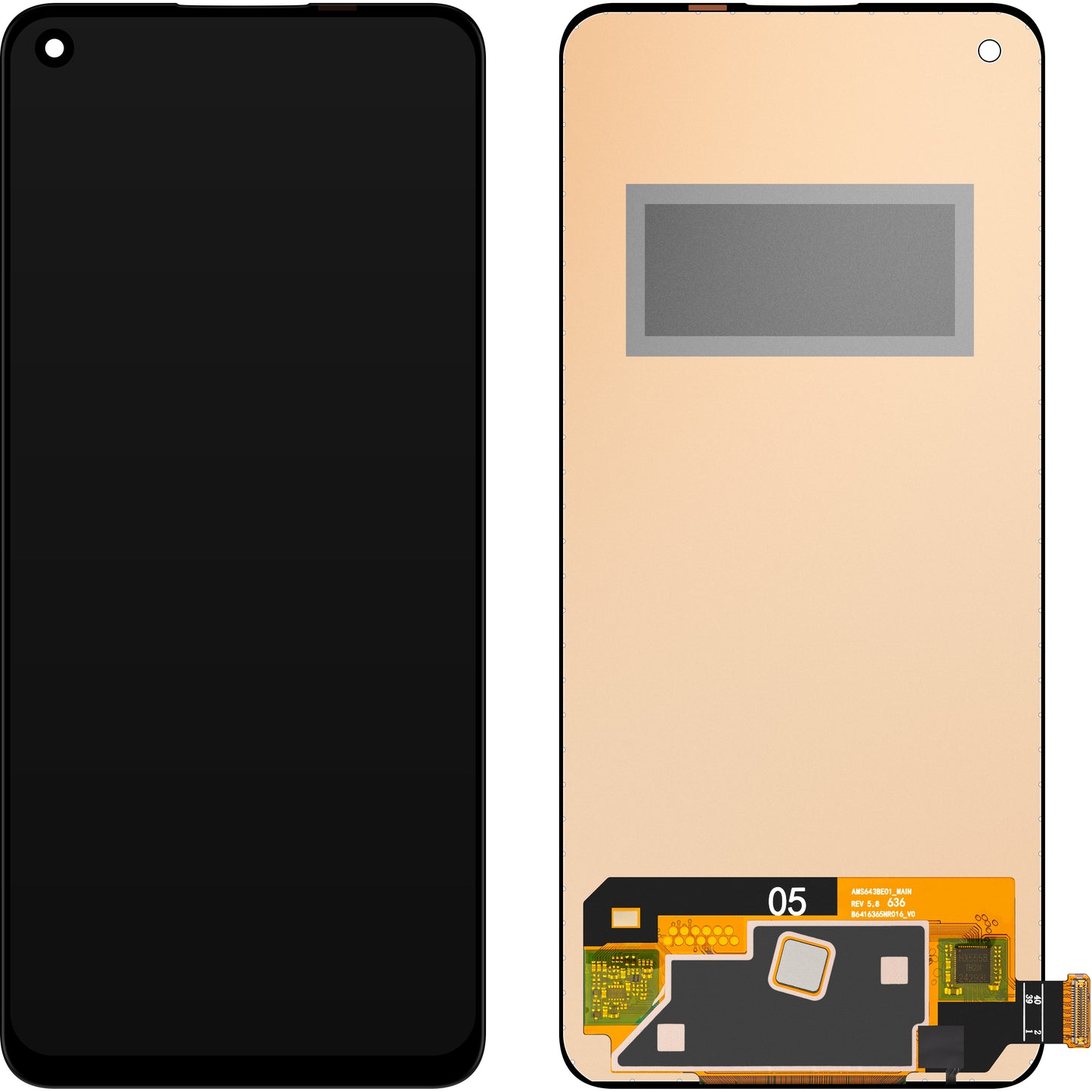 Display sa Touchscreen MP kompatibilan sa Oppo Find X3 Lite / K9 / Reno5 5G