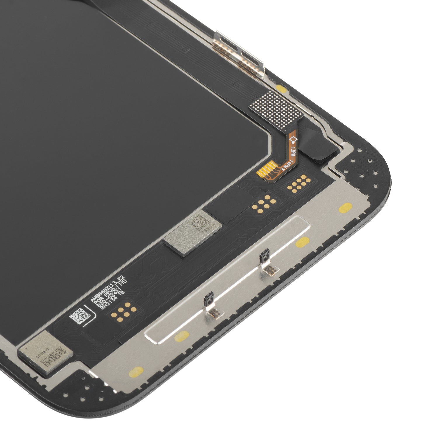Ekran sa Touchscreen MP kompatibilan sa Apple iPhone 13 Pro Max, sa Ramom, Soft OLED IC Movable 120Hz FHD verzija, Crni
