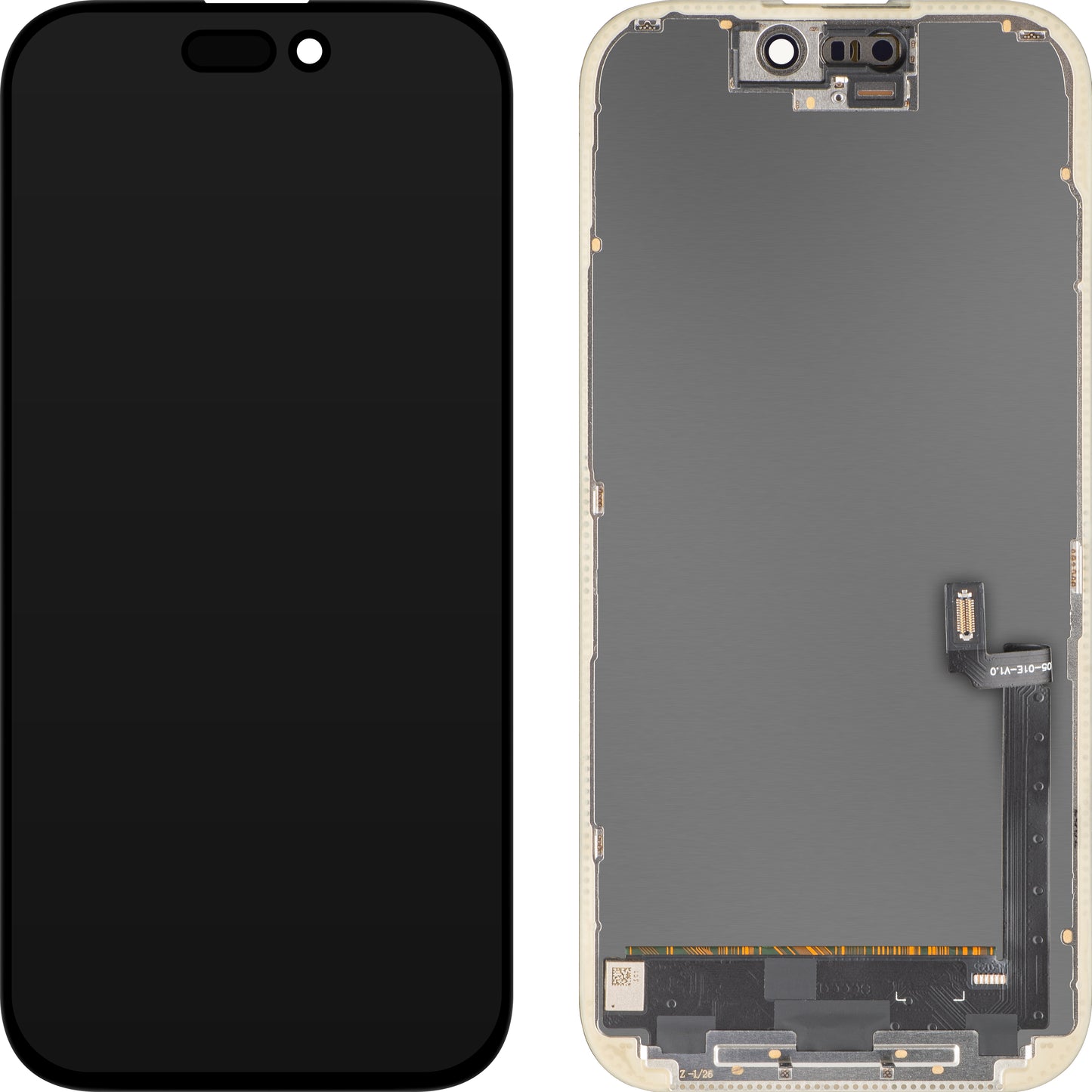Ekran sa Touchscreen MP kompatibilan sa Apple iPhone 17, sa Ramom, Verzija OLED FHD IC Movable, Crna