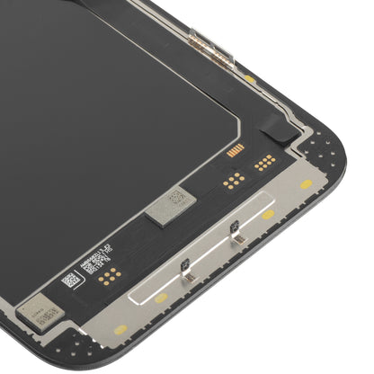 Ekran sa Touchscreen MP kompatibilan sa Apple iPhone 13 Pro Max, sa Ramom, Soft OLED IC Movable 120Hz FHD verzija, Crni