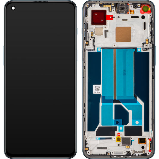 Ekran sa Touchscreen-om OnePlus Nord 2 5G, sa Ramom, Siva (Gray Sierra), Service Pack 2011100360