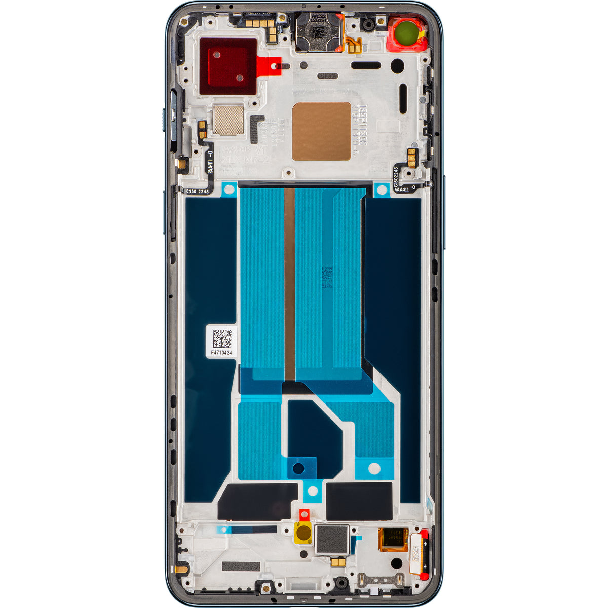 Ekran sa Touchscreen-om OnePlus Nord 2 5G, sa Ramom, Siva (Gray Sierra), Service Pack 2011100360