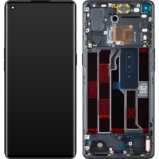 Ekran sa Touchscreen-om Oppo Reno4 Pro 5G, sa Ramom, Crna (Space Black), Service Pack 4904736