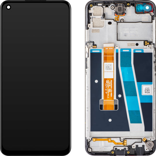 Display s Touchscreenom Oppo A52, s Okvirom, Crni, Service Pack 4904028
