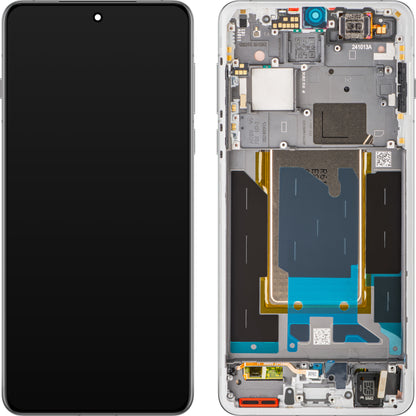 Display sa Touchscreen-om Oppo Find X8 Pro, sa Ramom, Beli (Pearl White), Service Pack 621029000357