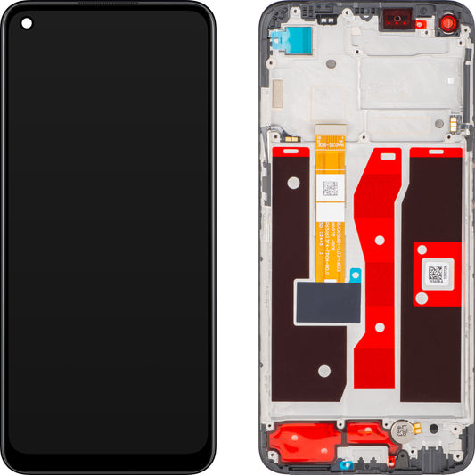 Display sa Touchscreen-om Oppo A54, sa Ramom, Crni (Crystal Black), Service Pack 4907222