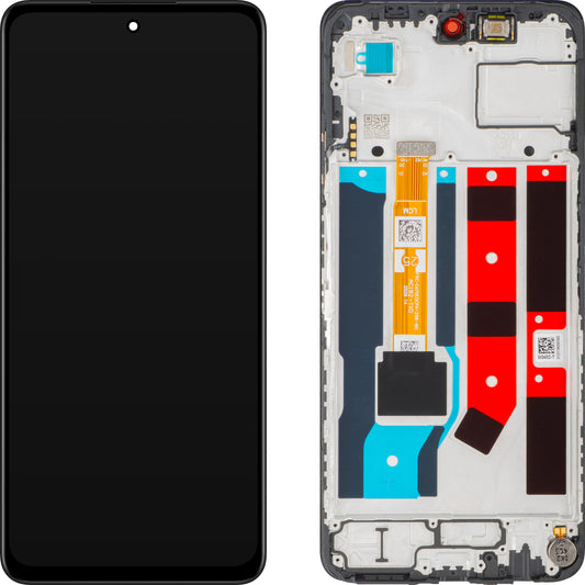 Display sa Touchscreen-om Oppo A80 / A3 Pro, sa Ramom, Crni, Service Pack 621029000244