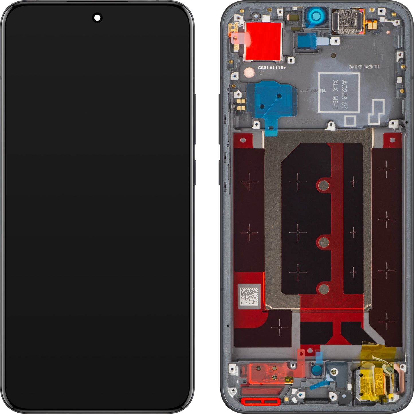 Display sa Touchscreen-om Oppo Reno13 Pro, sa Ramom, Sivi (Graphite Grey), Service Pack 621029000381