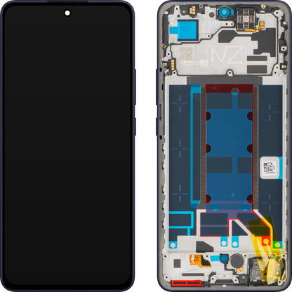 Display sa Touchscreen-om Oppo Reno13 FS 5G / Reno13 F, sa Ramom, Plavo (Luminous Blue), Service Pack 621029000452