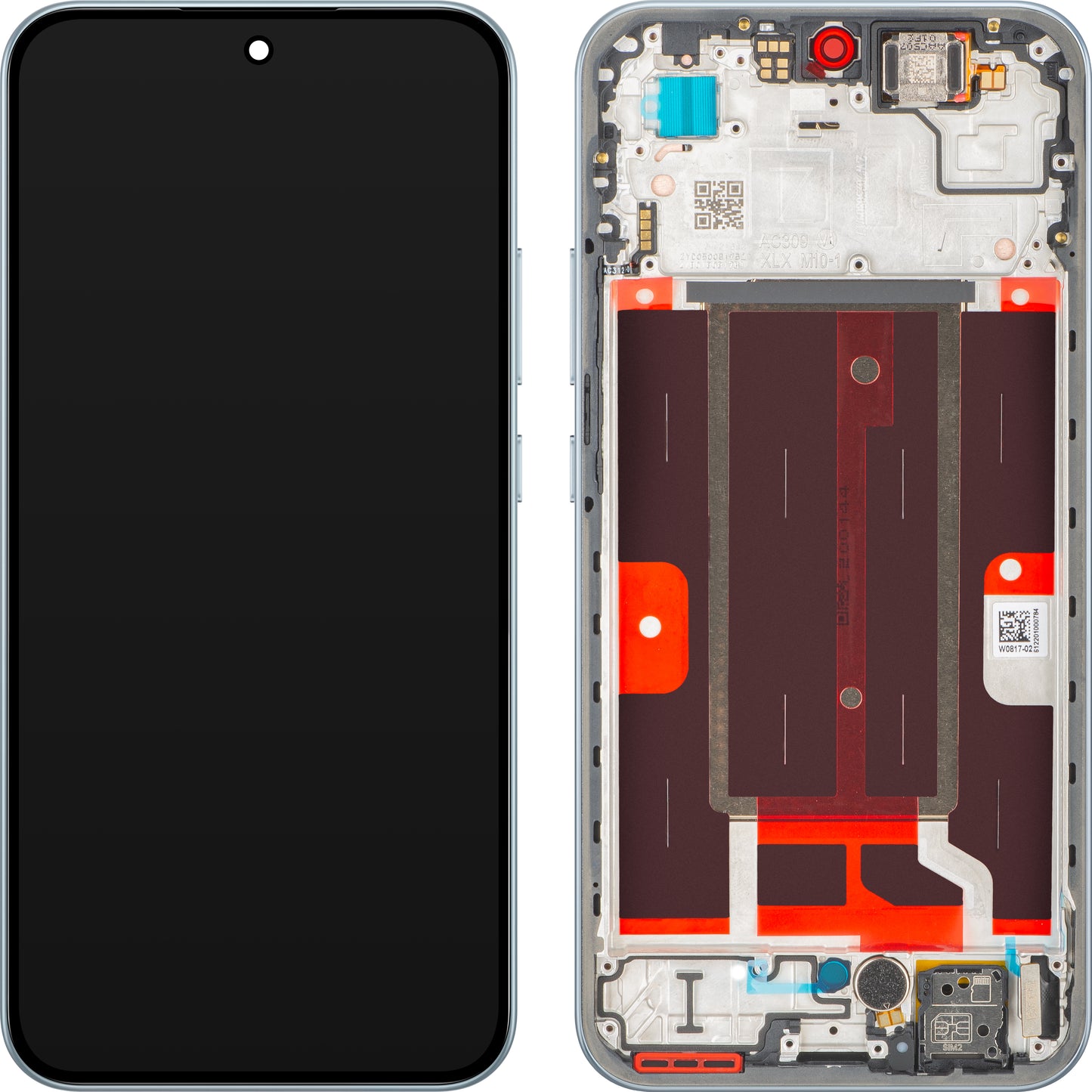 Display sa Touchscreenom Oppo A6 Pro 5G, sa Ramom, Sivi (Lunar Titanium), Service Pack 621029000655