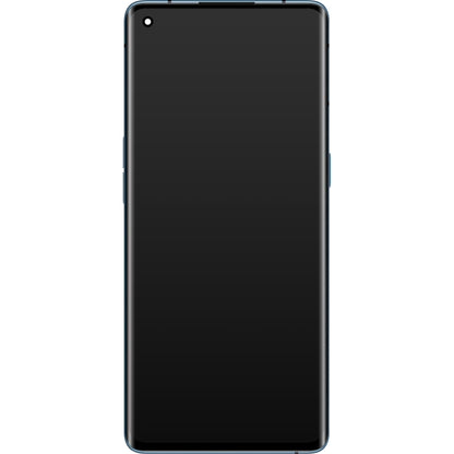 Display cu Touchscreen Oppo Reno4 Pro 5G, cu Rama, Albastru (Galactic Blue), Service Pack 4904737