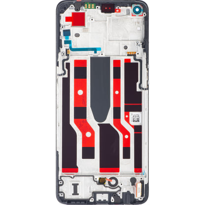 Zaslon s dodirnim ekranom Oppo Reno8 Lite / Reno7 Lite / Reno7 Z 5G, s okvirom, crni, Service Pack 4130035