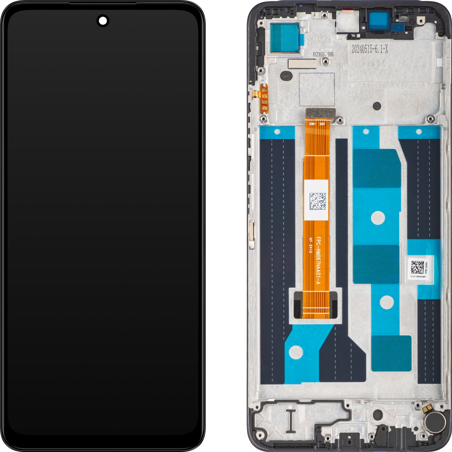 Display sa Touchscreen-om Realme C65, sa Ramom, Crni, Service Pack 621029000189