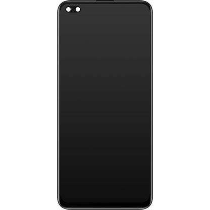 Display s dodirnim zaslonom Realme 6 Pro, s okvirom, crni, paket za servis 4903696