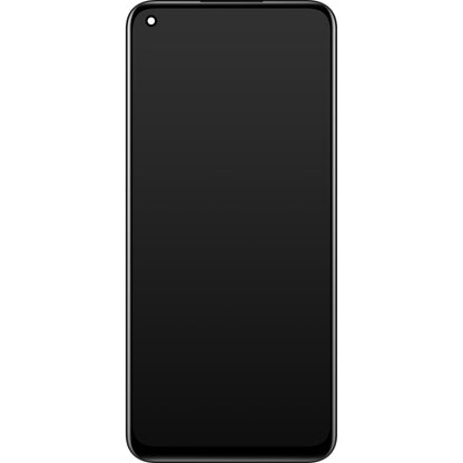 Touchscreen Display Realme 8, with Frame, Black, Service Pack 4906919