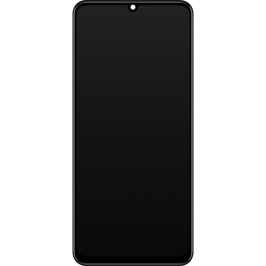 Realme C51 Touchscreen Display with Frame, Carbon Black, Service Pack 621029000053