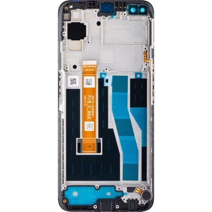 Display s dodirnim zaslonom Realme 6 Pro, s okvirom, crni, paket za servis 4903696