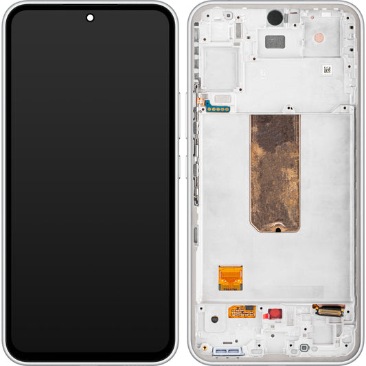 Zaslon s dodirnim ekranom Samsung Galaxy A54 A546, s okvirom, bijeli, servisni paket GH82-31231B