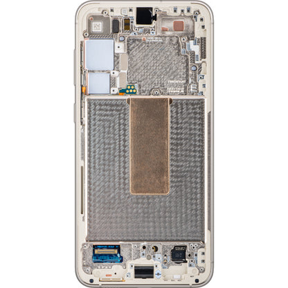 Ekran sa Touchscreen-om Samsung Galaxy S23+ S916, sa Ramom, Bela (Krem), Service Pack GH82-30476B