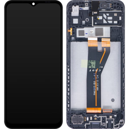 Display sa Touchscreen-om Samsung Galaxy A14 A145, sa Ramom, Non-Evropska Verzija, Crni, Service Pack GH82-31185A