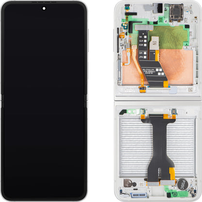 Display sa Touchscreen-om Samsung Galaxy Z Flip6 F741, sa Ramom, Sub Inner, Beli, Service Pack GH82-35014F