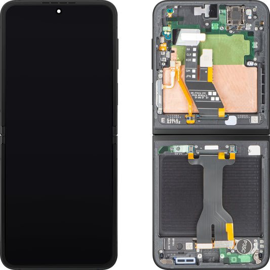 Display sa Touchscreen-om Samsung Galaxy Z Flip6 F741, sa Ramom, Sub Inner, Crni, Service Pack GH82-35014E