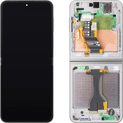 Display sa Touchscreenom Samsung Galaxy Z Flip6 F741, sa Ramom, Sub Inner, Srebrni (Silver Shadow), Service Pack GH82-35013A
